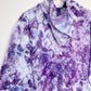 L | Ice Dye Purple Hand Dyed Pullover Hoodie