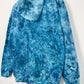 L | Ice Dye Ocean Blue Hand Dyed Pullover Hoodie