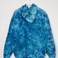 L | Ice Dye Ocean Blue Hand Dyed Pullover Hoodie