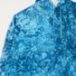 L | Ice Dye Ocean Blue Hand Dyed Pullover Hoodie