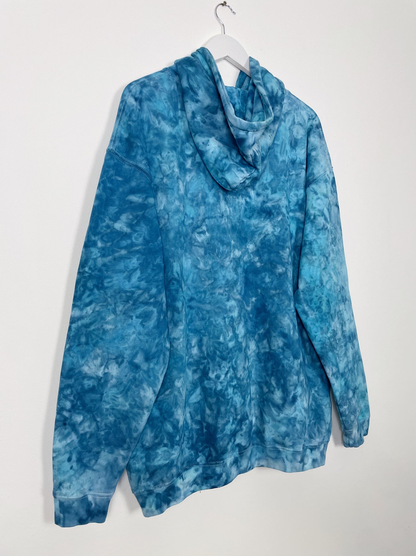 XXL | Ice Dye Ocean Hand Dyed Pullover Hoodie