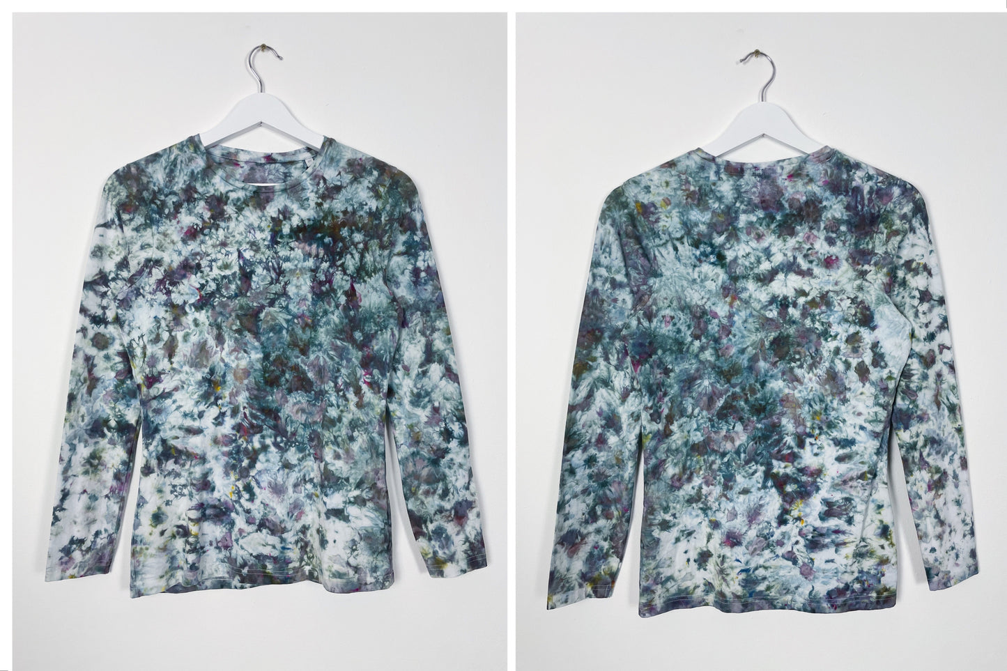 Ice Dye Longsleeve Top Cosmic Black