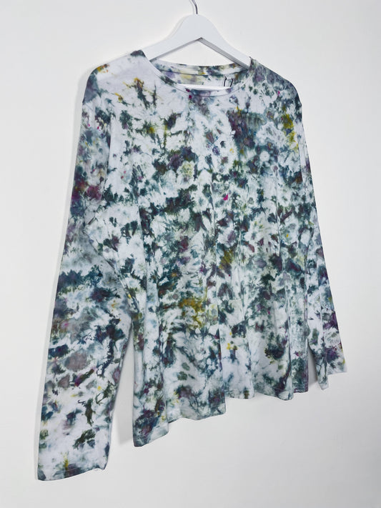 Ice Dye Longsleeve Top Cosmic Black