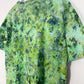 L | Ice Dye Green Hand Dyed Ice Tie Dye T-Shirt