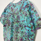 XL | Ice Dye Amethyst Jungle Hand Dyed Ice Tie Dye T-Shirt