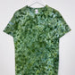 M | Ice Dye Dark Green Hand Dyed Ice Tie Dye T-Shirt