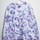 XL| Ice Dye Lilac Hand Dyed Sweatshirt