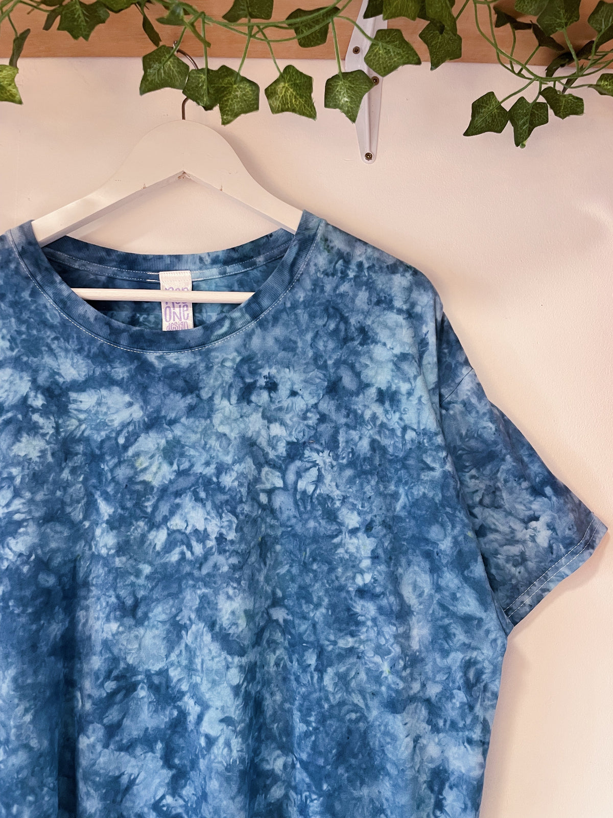 XXL | Ocean Blue Ice Dye T-Shirt
