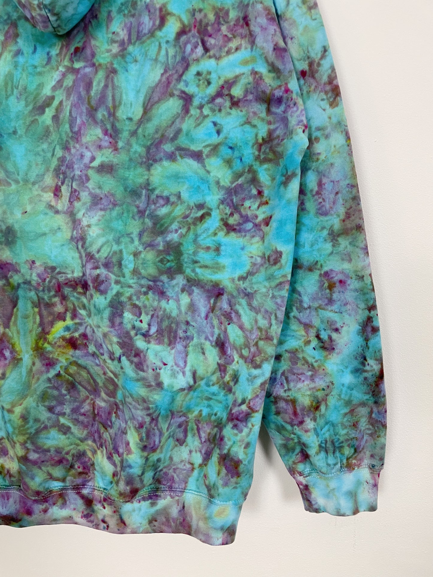 XL | Ice Dye Hand Dyed Pullover Hoodie