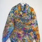 XL | Ice Dye Blue Sunrise Hand Dyed Pullover Hoodie