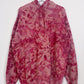 XL | Ice Dye Crushed Raspberry Hand Dyed Pullover Hoodie