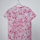 S | Ice Dye Pink Hand Dyed Ice Tie Dye T-Shirt