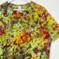 XL | Ice Dye Rainbow Multicolour Hand Dyed Ice Tie Dye T-Shirt