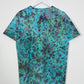 L | Blue Purple Ice Dye Hand Dyed T-Shirt