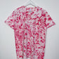 M | Ice Dye Pink Hand Dyed Ice Tie Dye T-Shirt