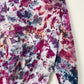 L | Ice Dye Berry Storm Hand Dyed Pullover Hoodie