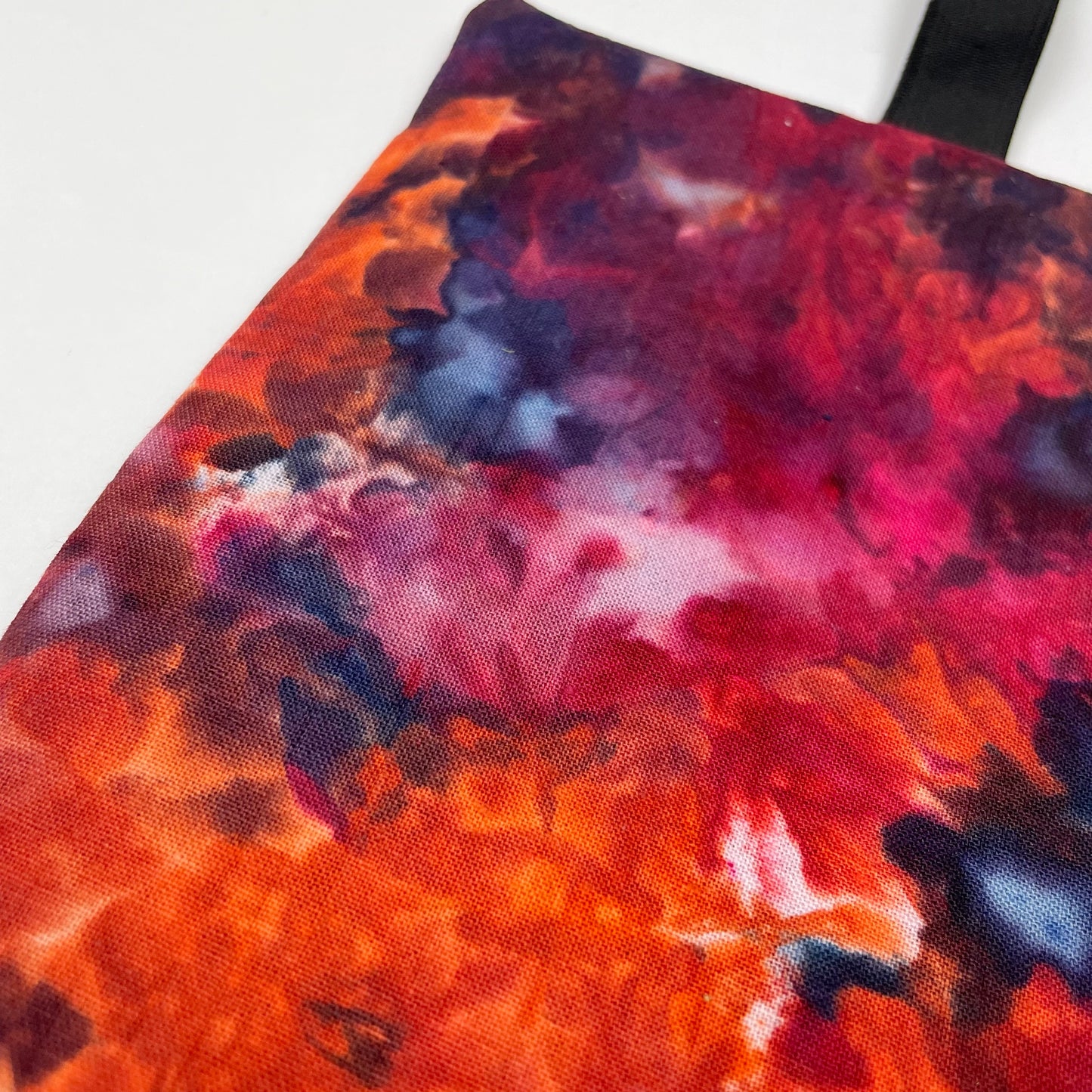 Handmade Red Galaxy Ice Dye Tobacco Pouch