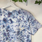 S | Frozen Waves Hand Dyed Ice Dye T-Shirt