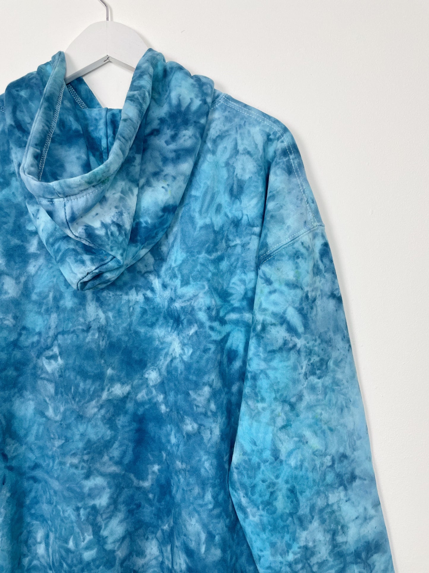 XXL | Ice Dye Ocean Hand Dyed Pullover Hoodie