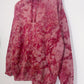 L | Ice Dye Crushed Raspberry Hand Dyed Pullover Hoodie