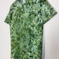 M | Ice Dye Dark Green Hand Dyed Ice Tie Dye T-Shirt