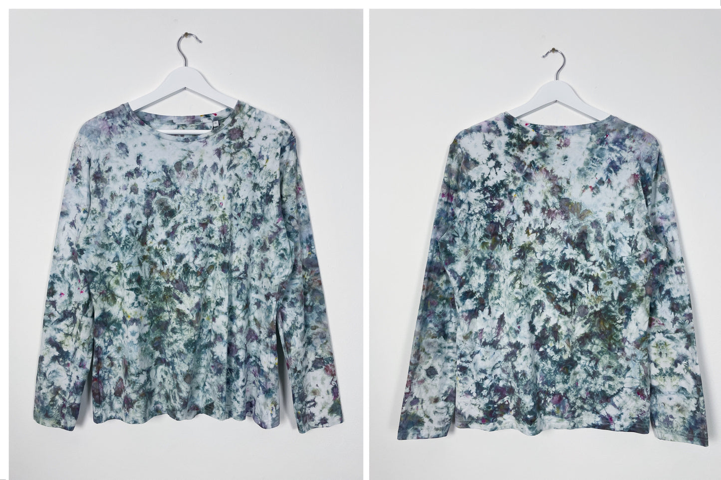Ice Dye Longsleeve Top Cosmic Black