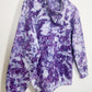 M | Ice Dye Purple Hand Dyed Pullover Hoodie