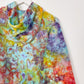 M | Ice Dye Rainbow Multicolour Hand Dyed Pullover Hoodie