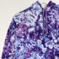 S | Ice Dye Purple Hand Dyed Pullover Hoodie