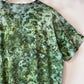 L | Ice Dye Dark Green Hand Dyed Ice Tie Dye T-Shirt