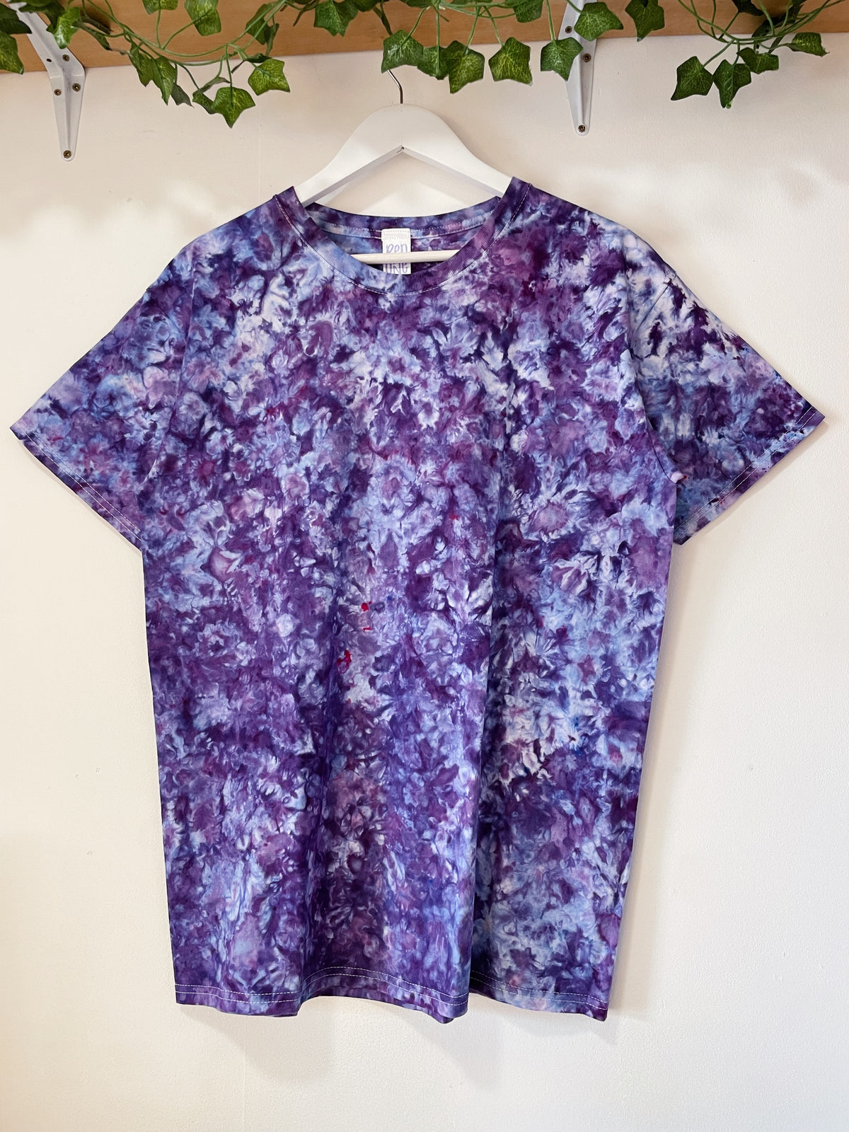 L | Purple Ice Dye T-Shirt