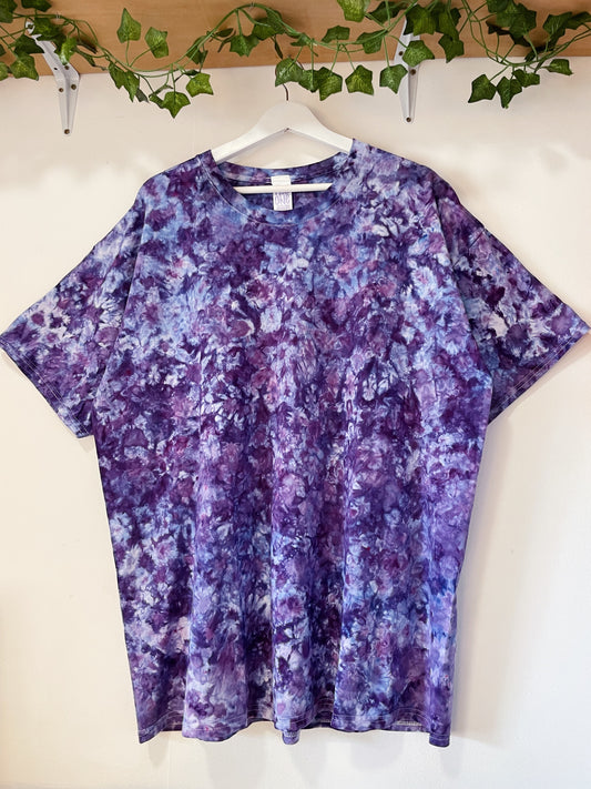 XXL | Purple Ice Dye T-Shirt