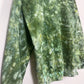 XXL | Ice Dye Green Hand Dyed Pullover Hoodie