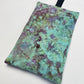 Handmade Purple, Blue and Green Ice Dyed Tobacco Pouch