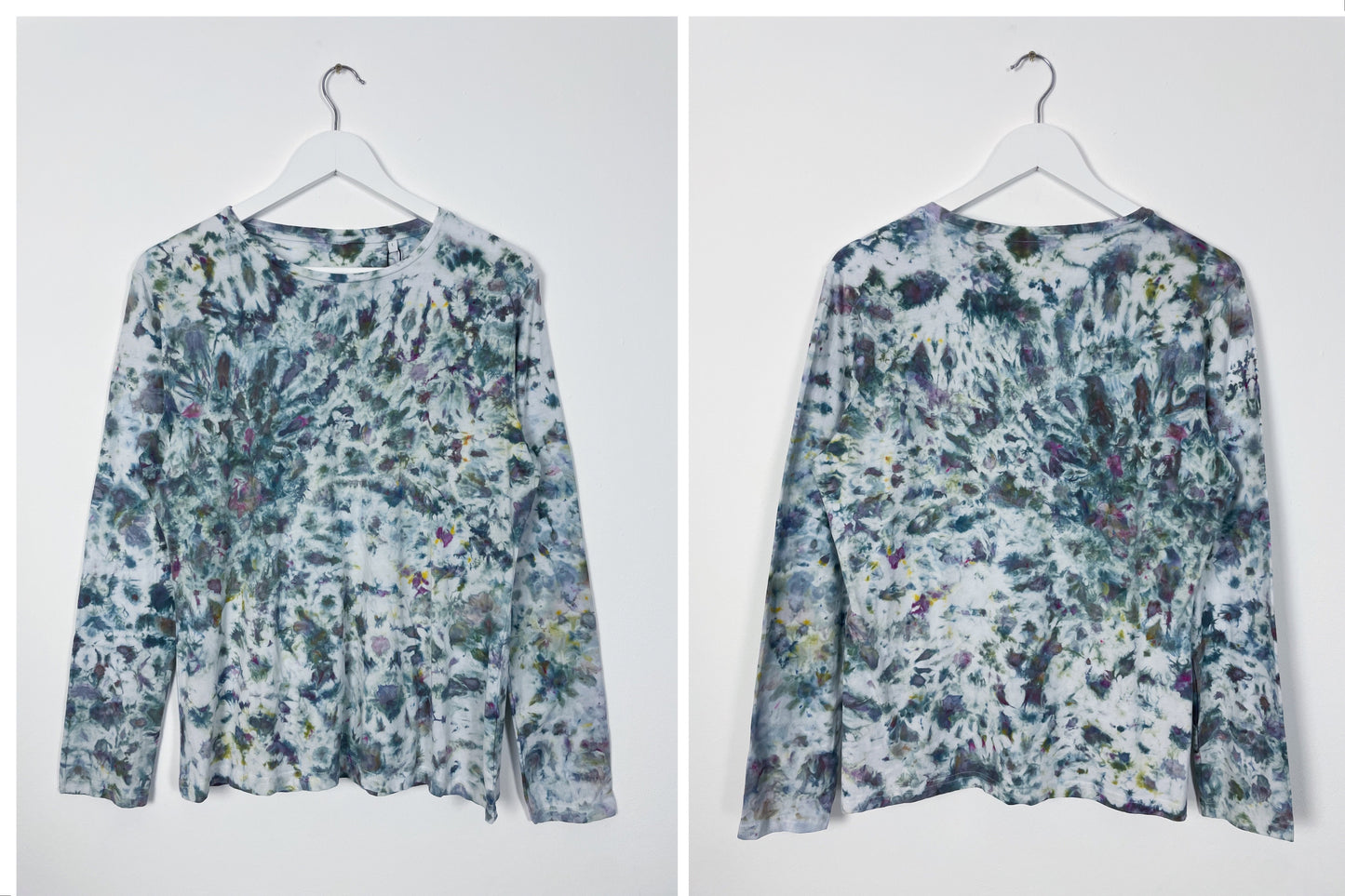 Ice Dye Longsleeve Top Cosmic Black