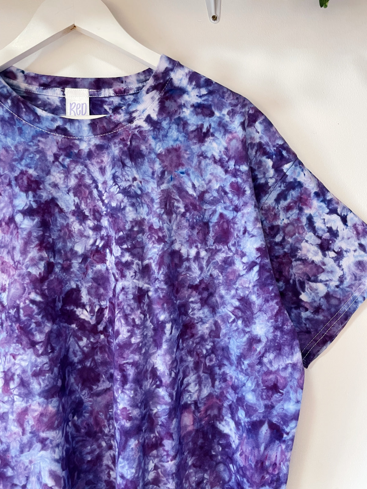 XL | Purple Ice Dye T-Shirt