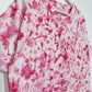 L | Ice Dye Pink Hand Dyed Ice Tie Dye T-Shirt