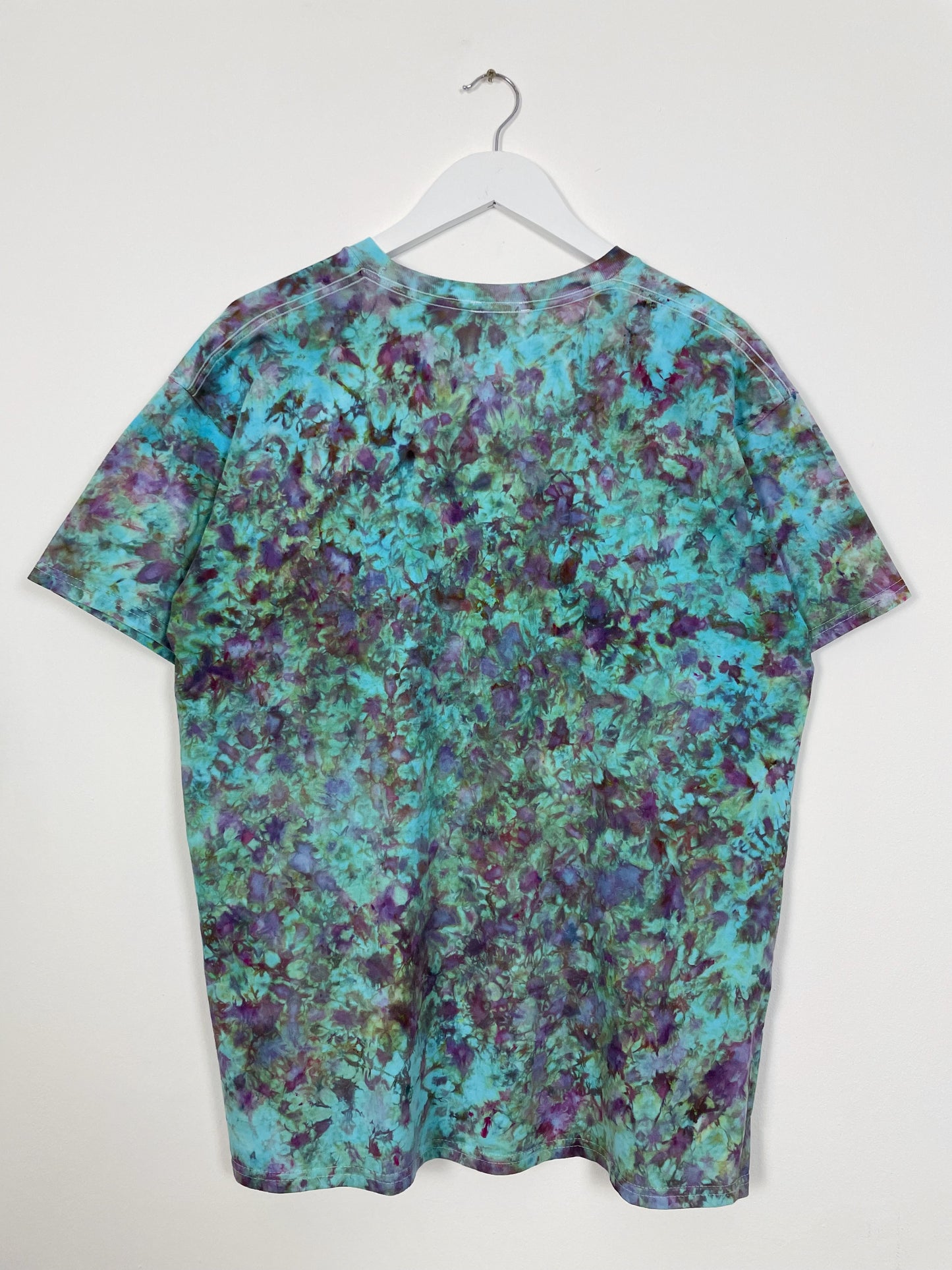XL | Ice Dye Amethyst Jungle Hand Dyed Ice Tie Dye T-Shirt