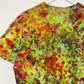 XL | Ice Dye Rainbow Multicolour Hand Dyed Ice Tie Dye T-Shirt