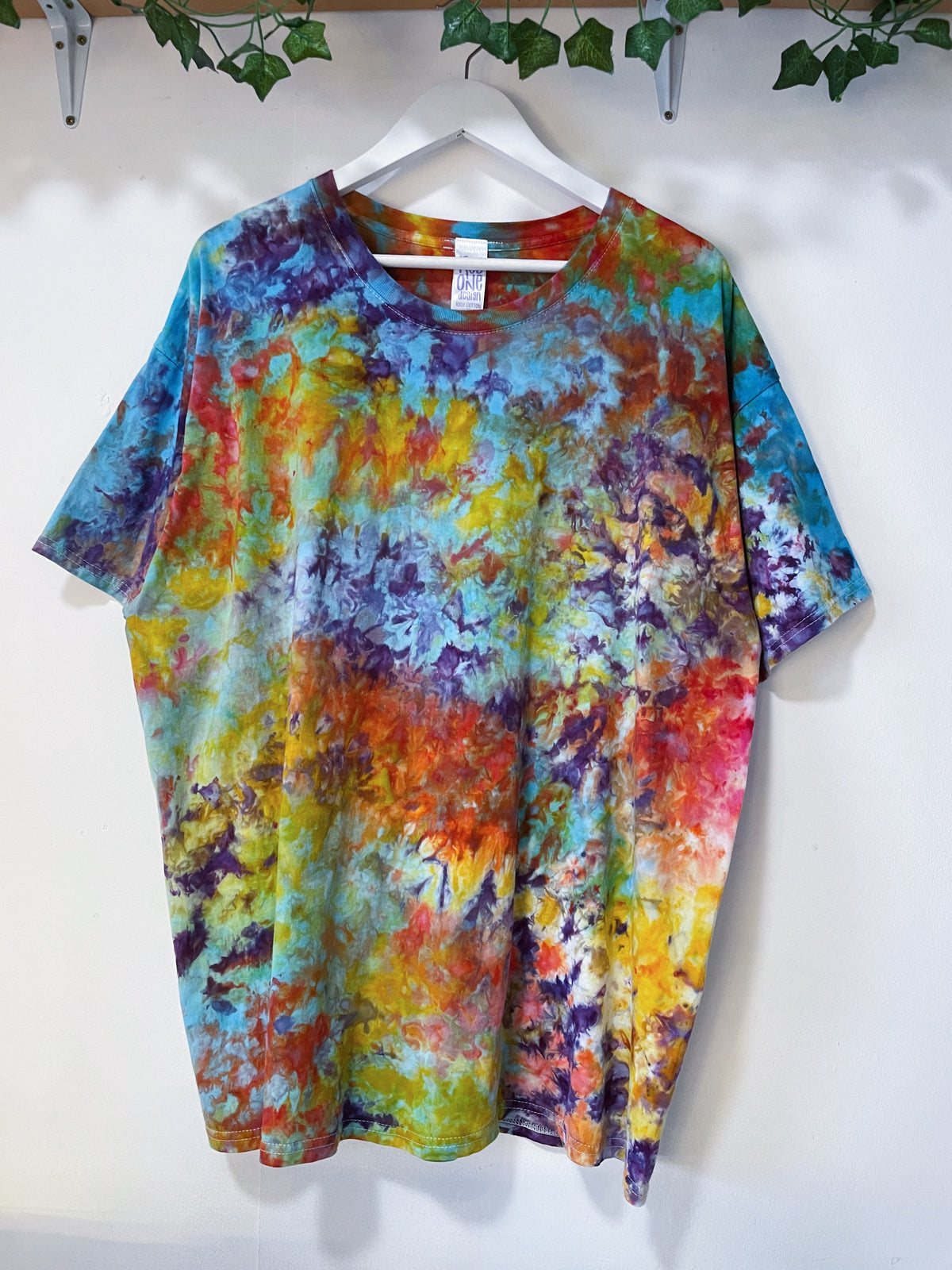 XXL | Rainbow Ice Dye T-Shirt