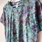 M | Blue Purple Ice Dye T-Shirt