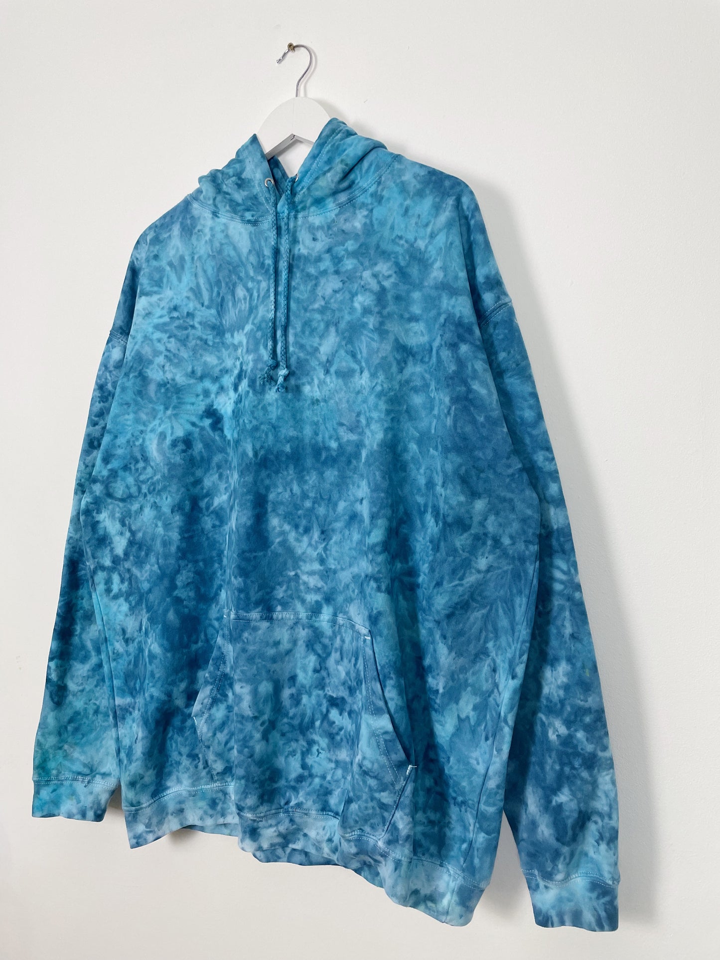 XXL | Ice Dye Ocean Hand Dyed Pullover Hoodie