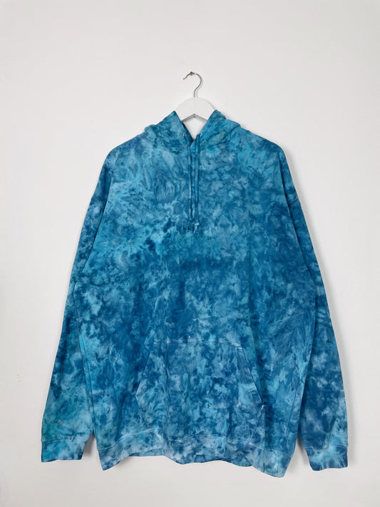 XXL | Ice Dye Ocean Hand Dyed Pullover Hoodie