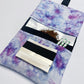 Handmade Ice Dye Tobacco Pouch | Lilac Tobacco Storage Cover