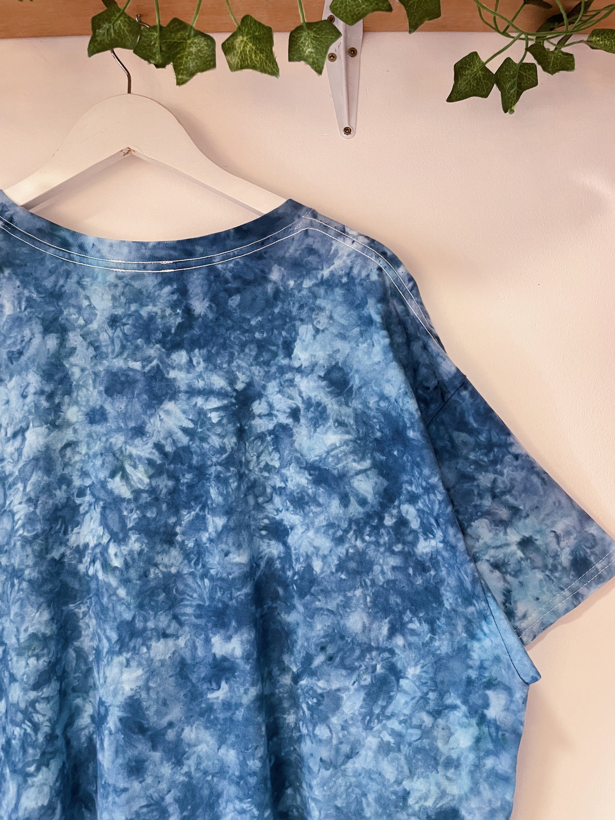 XXL | Ocean Blue Ice Dye T-Shirt
