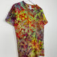 M | Ice Dye Rainbow Multicolour Hand Dyed Ice Tie Dye T-Shirt