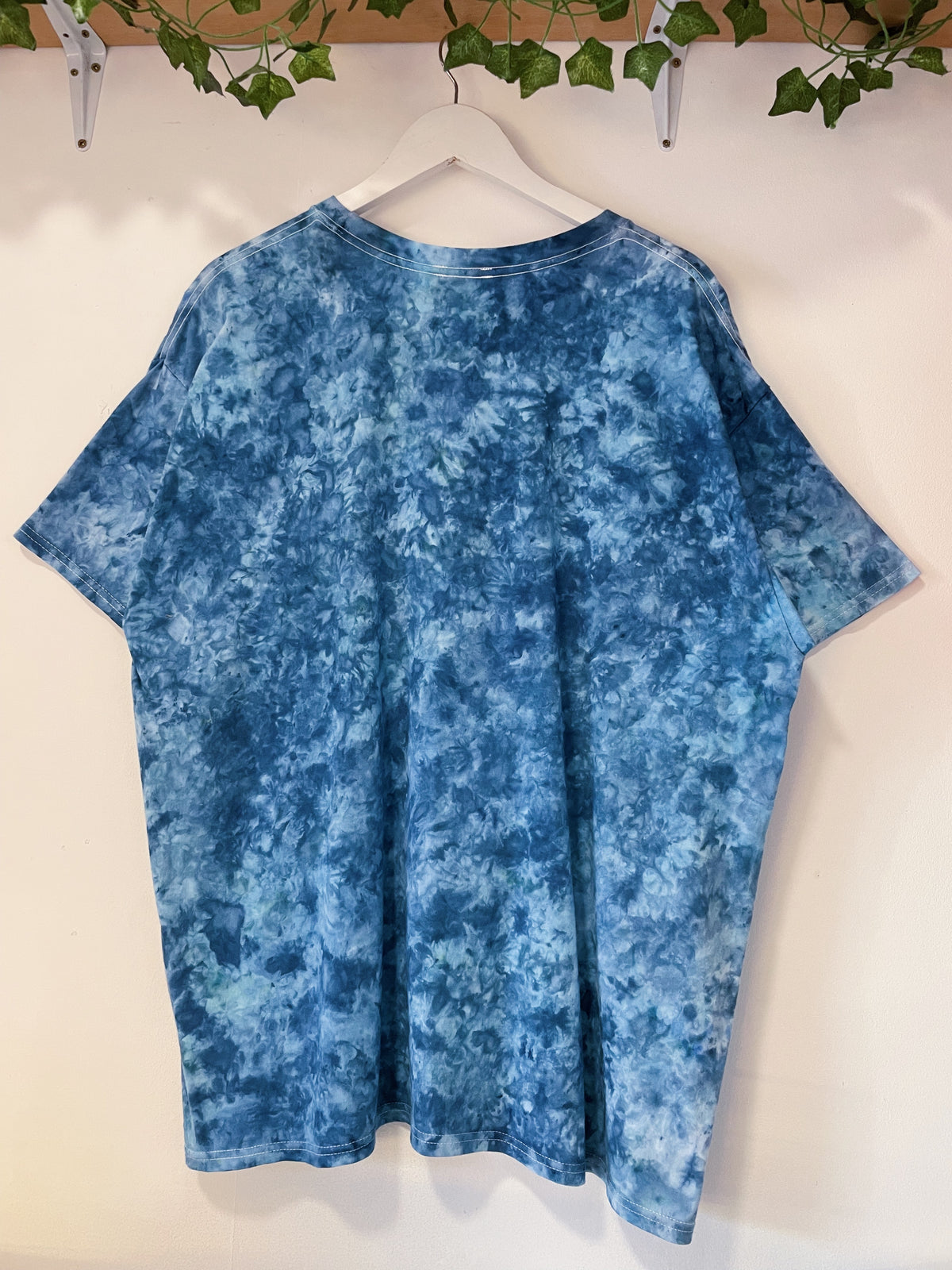 XXL | Ocean Blue Ice Dye T-Shirt