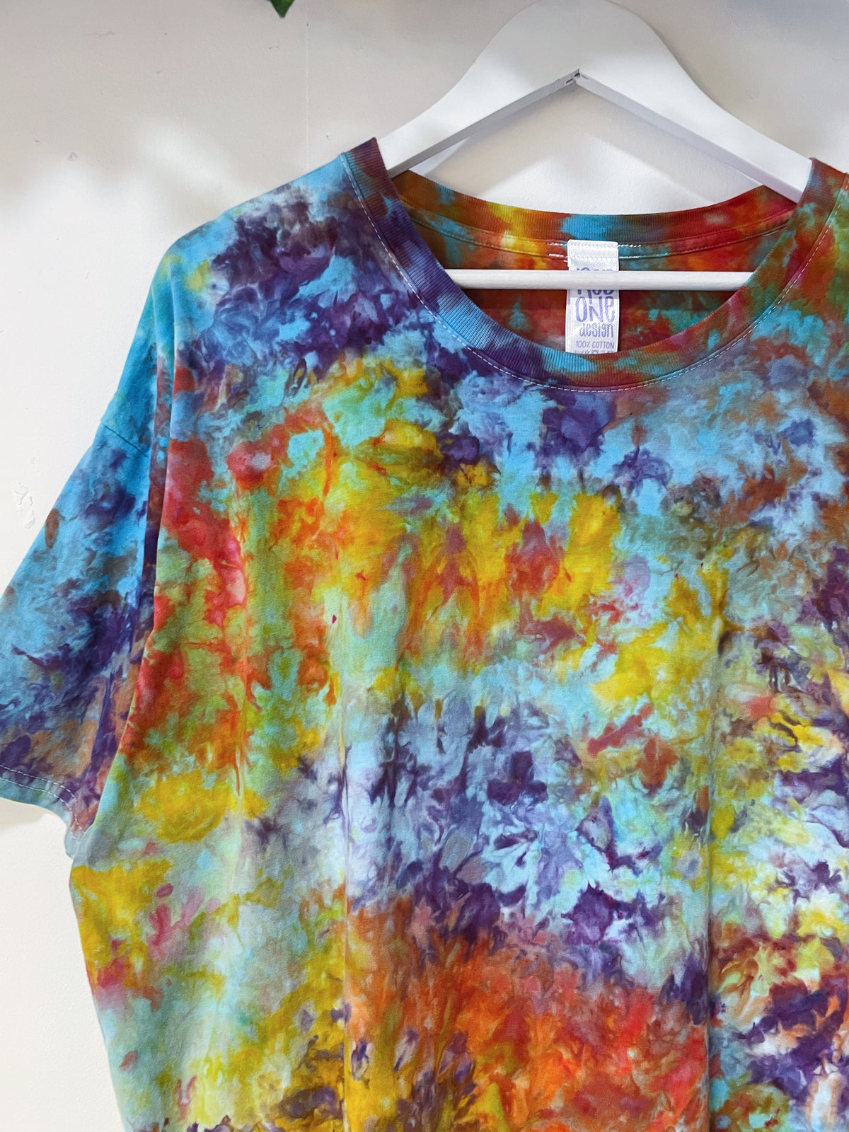 XXL | Rainbow Ice Dye T-Shirt