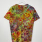 M | Ice Dye Rainbow Multicolour Hand Dyed Ice Tie Dye T-Shirt