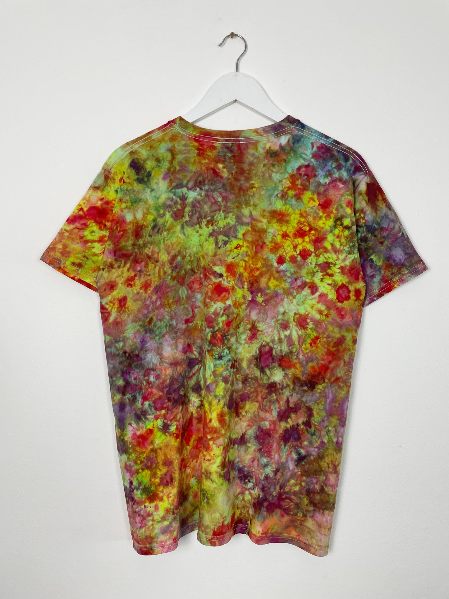M | Ice Dye Rainbow Multicolour Hand Dyed Ice Tie Dye T-Shirt